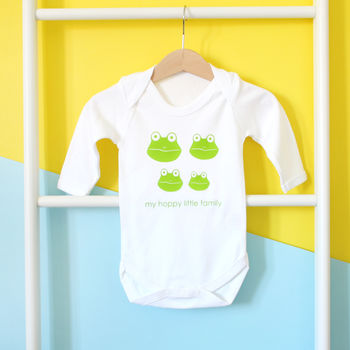 Frog Family Baby Grow, 2 of 4