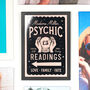 Personalised Psychic Readings Metal Sign, thumbnail 2 of 4
