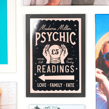 Personalised Psychic Readings Metal Sign, 2 of 4