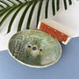Green Meadow Ceramic Soap Dish With Drainage, thumbnail 4 of 7