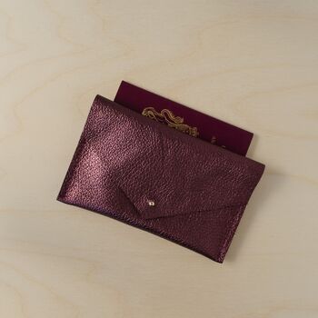 Personalised Leather Passport Case Meadow Collection, 7 of 12
