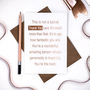 Thank You Card In Rose Gold Foil, thumbnail 2 of 4