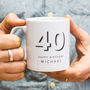 40th Birthday Personalised Mug Gift, thumbnail 1 of 3