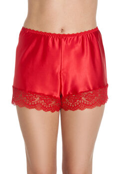 English Made Red Satin Lace Camisole Set With French Knickers Ladies Size 8 To 28 UK, 5 of 6