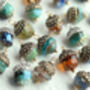 Speckled Green Acorn Necklace, thumbnail 8 of 9