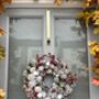 Berry And Pinecone Christmas Wreath In Red And White, thumbnail 2 of 4