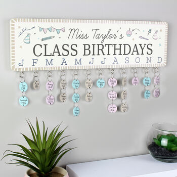Personalised Birthday Planner Sign, 2 of 3