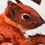 Cute Squirrels Double Sided Soft Cushion Cover, thumbnail 6 of 7