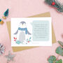 Personalised Penguin Christmas Scratch Card, thumbnail 3 of 12