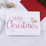 'Merry Christmas' Robin Christmas Card, thumbnail 2 of 2