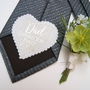 Father Of The Bride Wedding Keepsake Personalised Patch, thumbnail 2 of 7
