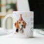 Personalised Beagle Birthday Congratulations Party Gift Mug, thumbnail 1 of 2