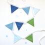 Blue Under The Sea Bunting, thumbnail 1 of 4