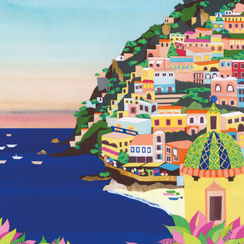 Positano, Italy Illustrated Travel Print, 3 of 8
