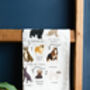 A Z Of Dogs Tea Towel, thumbnail 3 of 4