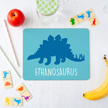Children's Personalised Dinosaur Placemat, 4 of 12