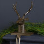 Reindeer Cast Iron Christmas Stocking Holder, thumbnail 5 of 6