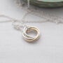 40th Gold And Silver Necklace, thumbnail 6 of 12