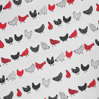 Chicken Wrapping Paper, Roll Or Folded Colourful V2, 2 of 2