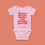 Mary Shelley 'I Am Fearless' Baby Grow, thumbnail 1 of 3