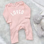 Loved Valentines Babygrow, thumbnail 10 of 10