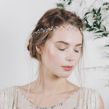 Silver, Gold Or Rose Gold Wedding Headband India, 3 of 12
