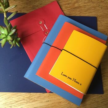 Personalised Recycled Leather Diary, 7 of 12