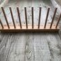 Engraved Oak Welly Boot Rack, thumbnail 8 of 9