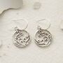 Sterling Silver Wild Waves Dangly Earrings, thumbnail 1 of 5