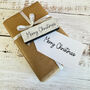 Merry Christmas Rubber Stamp For Crafting, thumbnail 3 of 4