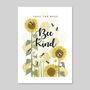 Save The Bees, Bee Kind' A4 Print, thumbnail 2 of 4