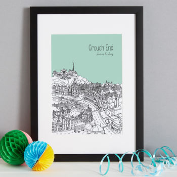 Personalised Crouch End Print, 4 of 10