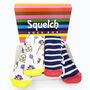 Gift Set Of Two Pairs Of Squelch Adult Socks Dreams, thumbnail 4 of 4