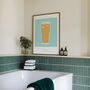 Pint Print, Beer Art, Kitchen Print, thumbnail 4 of 8