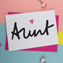 Aunt Birthday Card, thumbnail 2 of 2