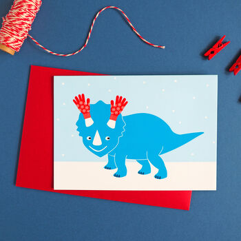 Dinosaur Christmas Cards, 6 of 10