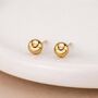 Solid 9ct Gold Ball Stud Earrings – 6mm, thumbnail 1 of 7