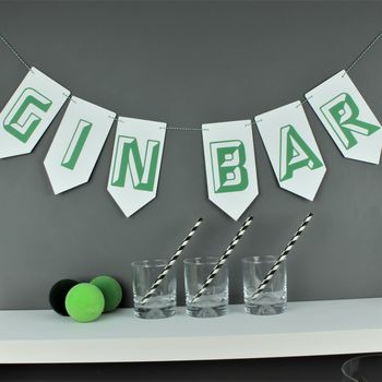 Gin Bar Bunting Decoration, 3 of 4
