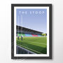 The Stoop West Stand Harlequins Rugby Poster, thumbnail 6 of 6