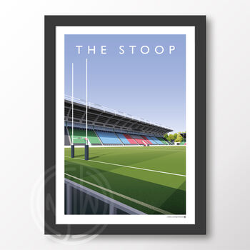 The Stoop West Stand Harlequins Rugby Poster, 6 of 6