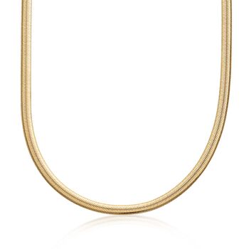 Flat Snake Chain Necklace, 6 of 8