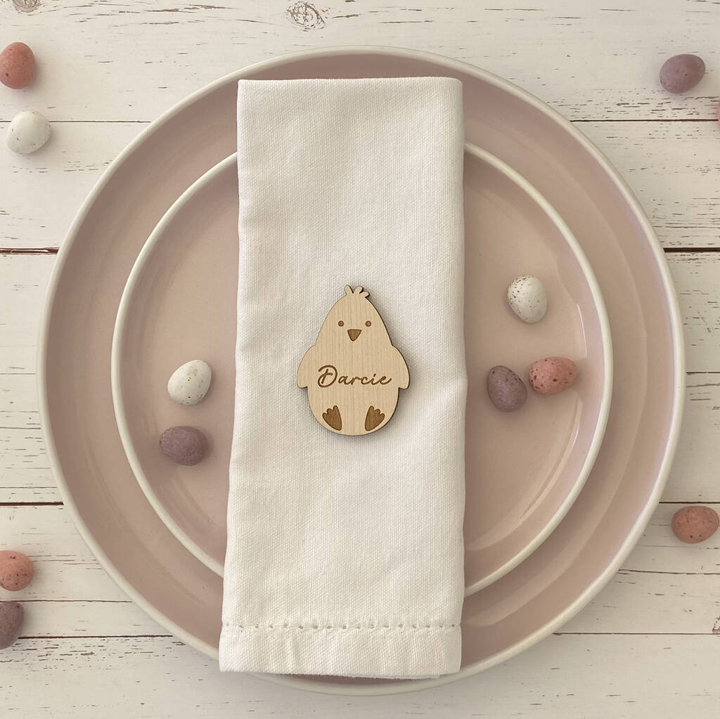 Easter Chick Place Setting
