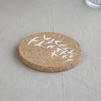 Cork Placemats And Coasters | Swallows, 4 of 12