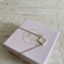Dainty 18 K Iridescent Clover Pendant Necklace, thumbnail 3 of 4
