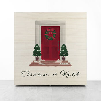 Personalised Door Number Christmas Box, 5 of 6