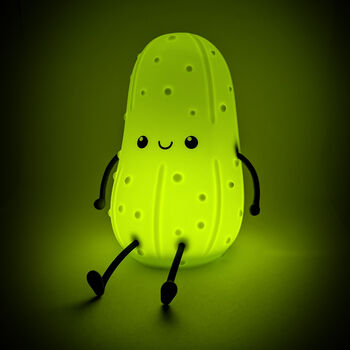 Positive Pickle Light – Soft Touch Squeezable Novelty Lamp, 3 of 5
