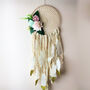 Boho Macrame Floral Glitter Dream Catcher Wedding Decor, thumbnail 1 of 4