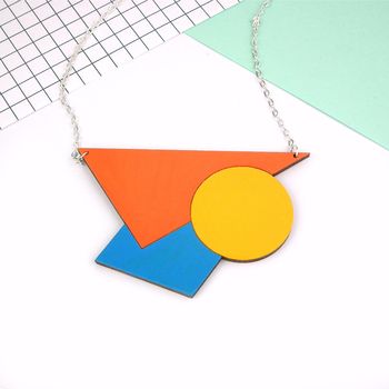 Statement Geometric Necklace, 2 of 4