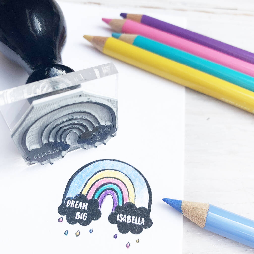 Personalised Rainbow Stamp, 1 of 3