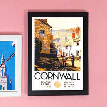 Authentic Vintage Travel Advert For Cornwall, 3 of 8